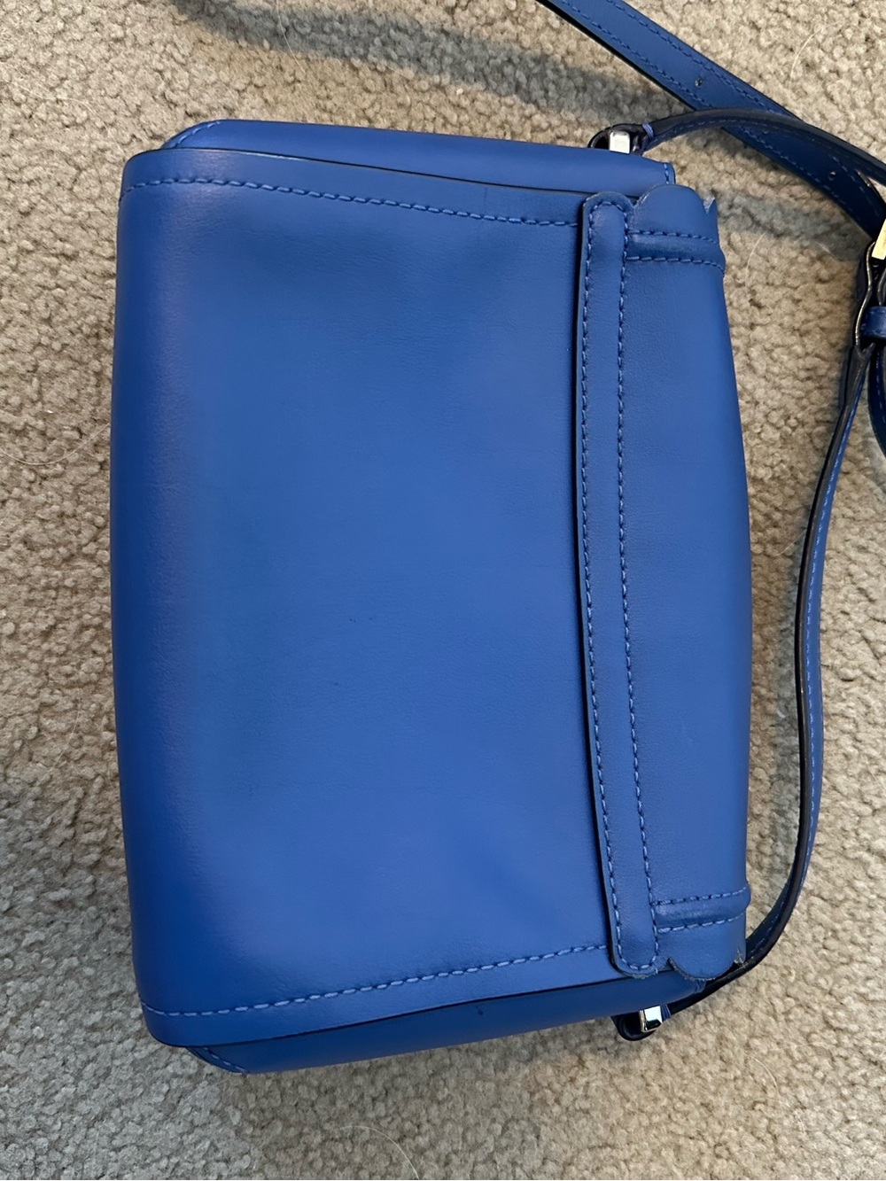 Kate Spade Scallop Royal Blue Smooth Leather Crossbody - Picture 5 of 7